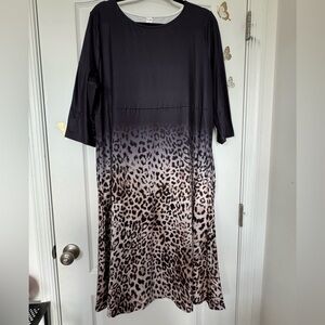 Pixie Lady Ombre Leopard Print dress